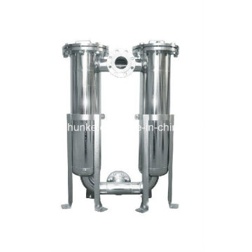 Stainless Steel Bag Filter Housing with Flange Connection